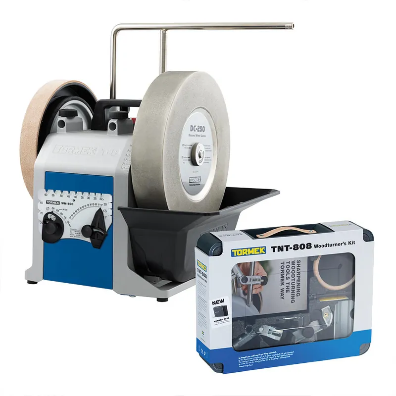 Tormek® T-8 Original + DC-250 Diamantschleifscheibe/K 360+Drechslerpaket TNT-808 Heißes Angebot